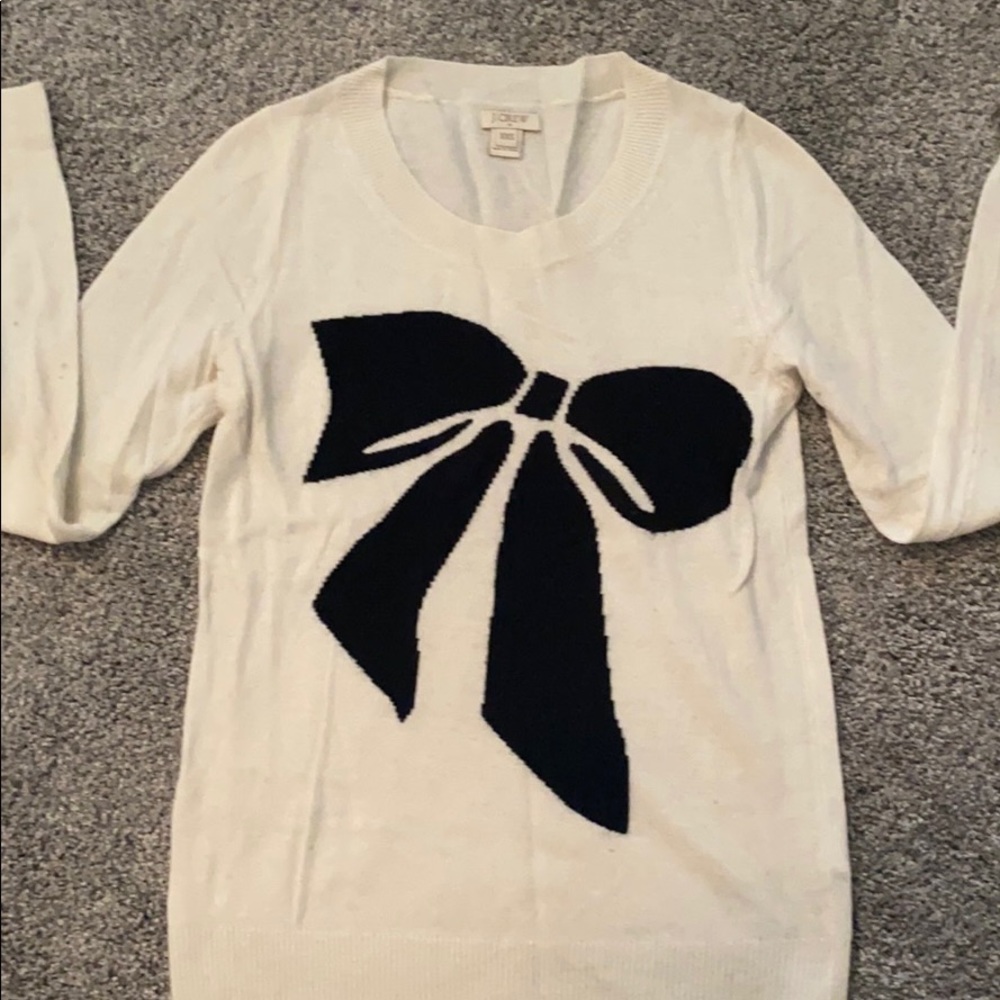Jcrew Bow Sweater - image 2